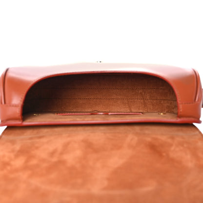 Christian Dior Box Calfskin Medium Bobby Flap Dark Tan 5 of 7