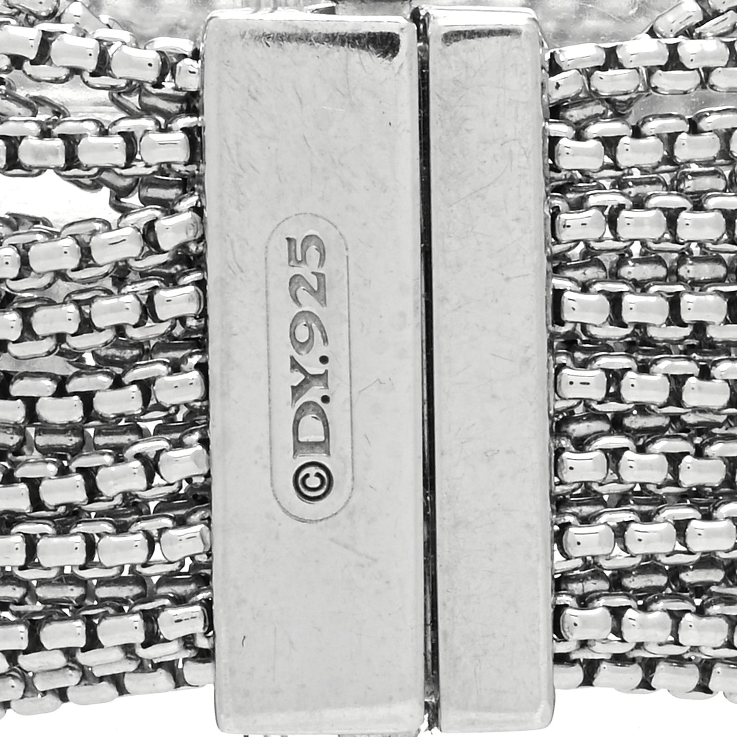 Sterling Silver Pearl Sixteen-Row Chain Bracelet
