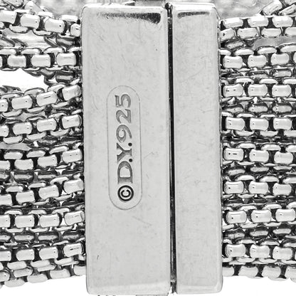 David Yurman Sterling Silver Pearl Sixteen-Row Chain Bracelet 3 of 3