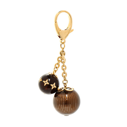 Louis Vuitton Monogram Ball Charm Key Chain Brown 1 of 4