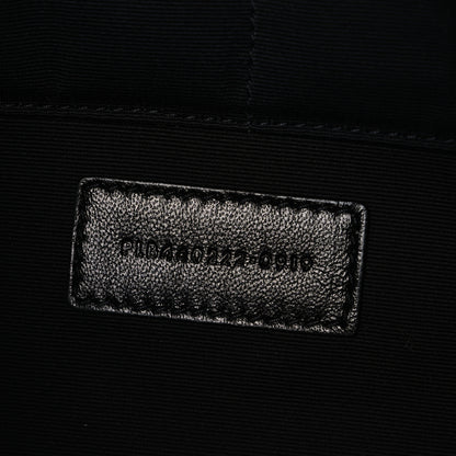Saint Laurent Calfskin Matelasse Monogram Cassandre Tablet Pouch Black 7 of 7