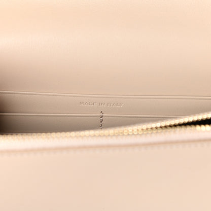 Saint Laurent Smooth Calfskin Classic Monogram Kate Tassel Chain Wallet Nude Powder 6 of 9