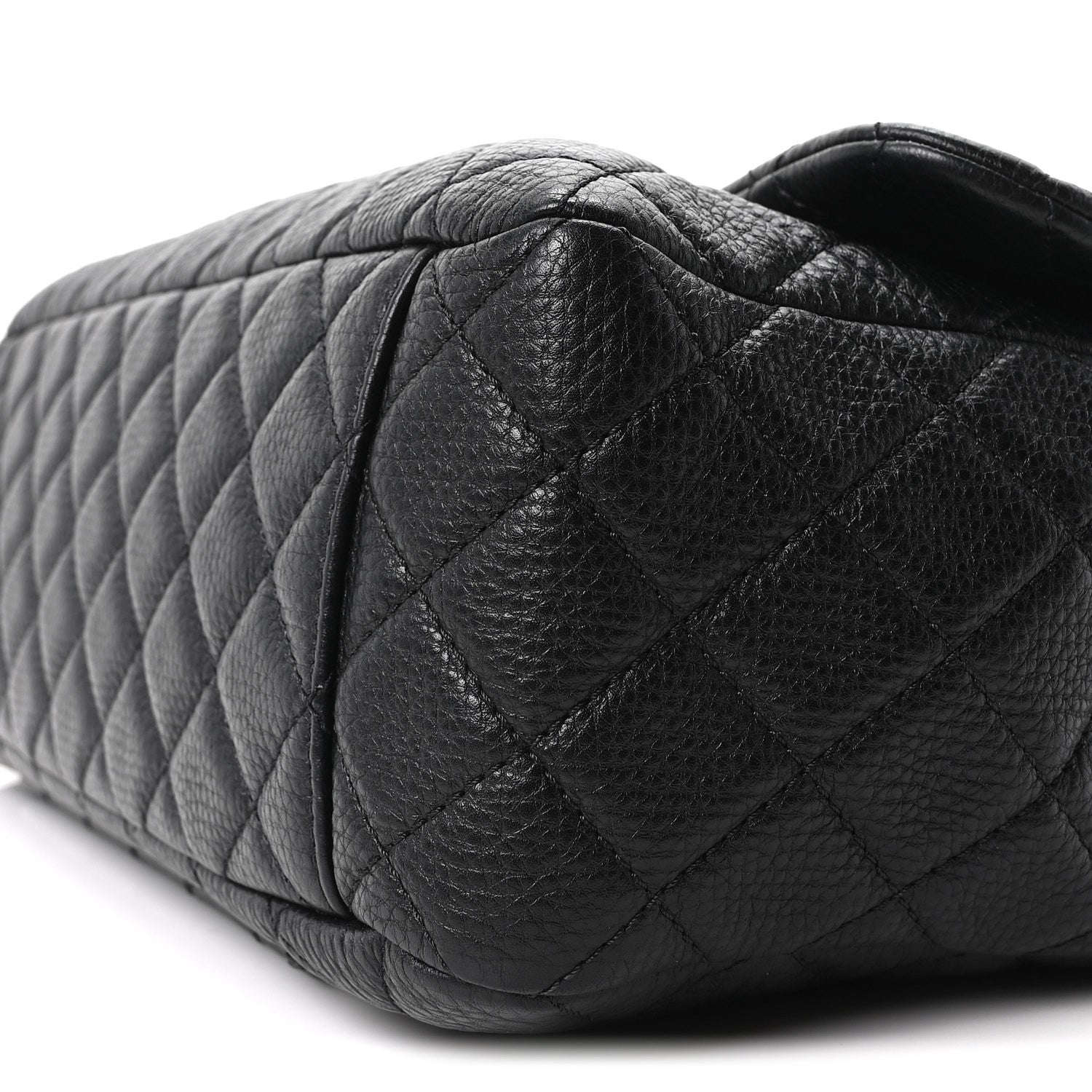 Chanel Calfskin Quilted Small XXL Travel Flap Bag Black 9 of 9
