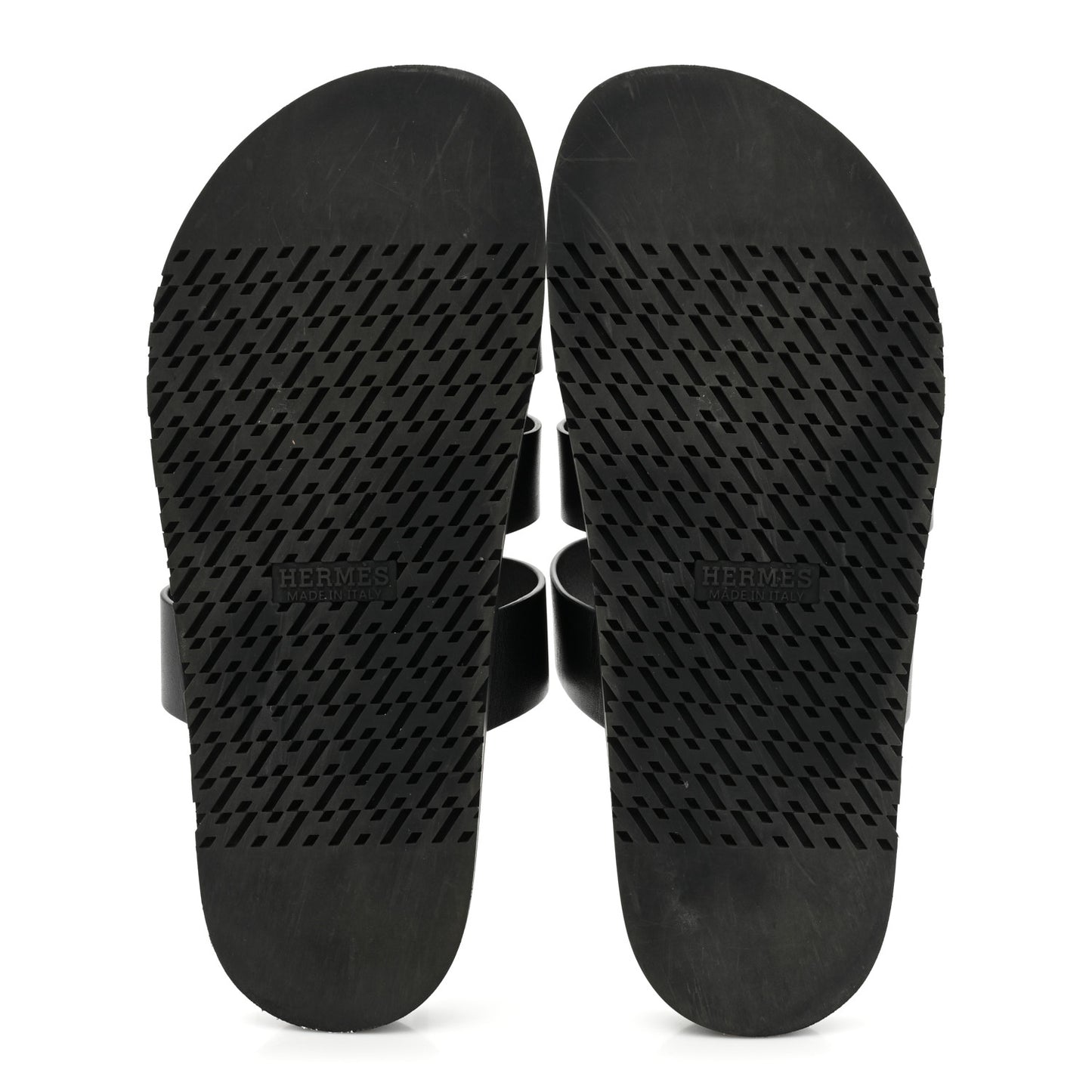 Calfskin Mens Ankara Sandals 43 Black