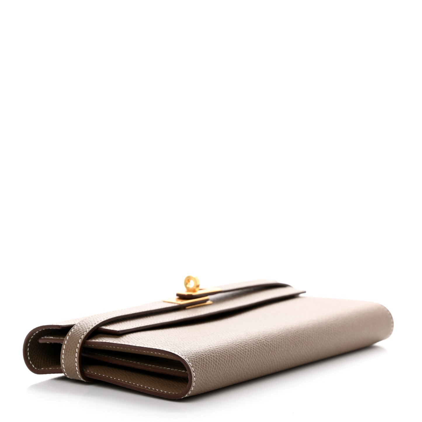 Epsom Kelly Longue Wallet Etoupe