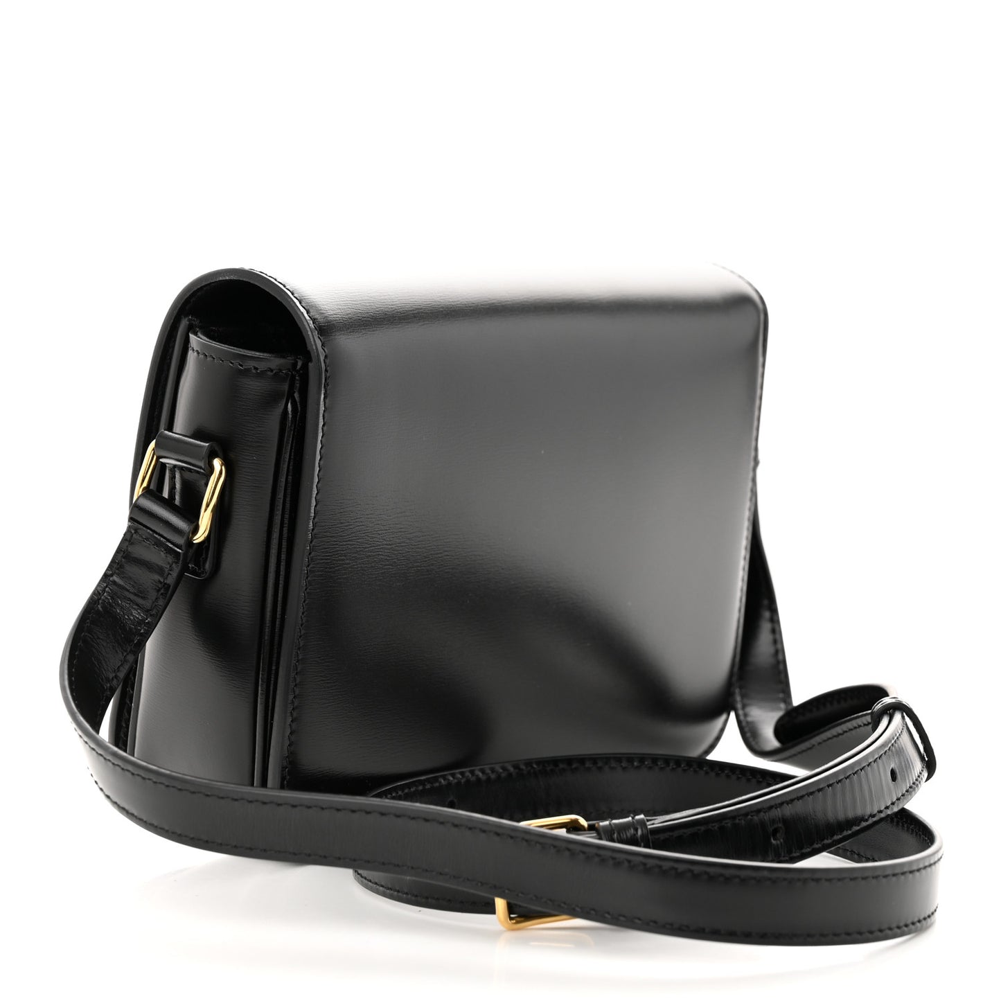 Shiny Calfskin Teen Triomphe Black