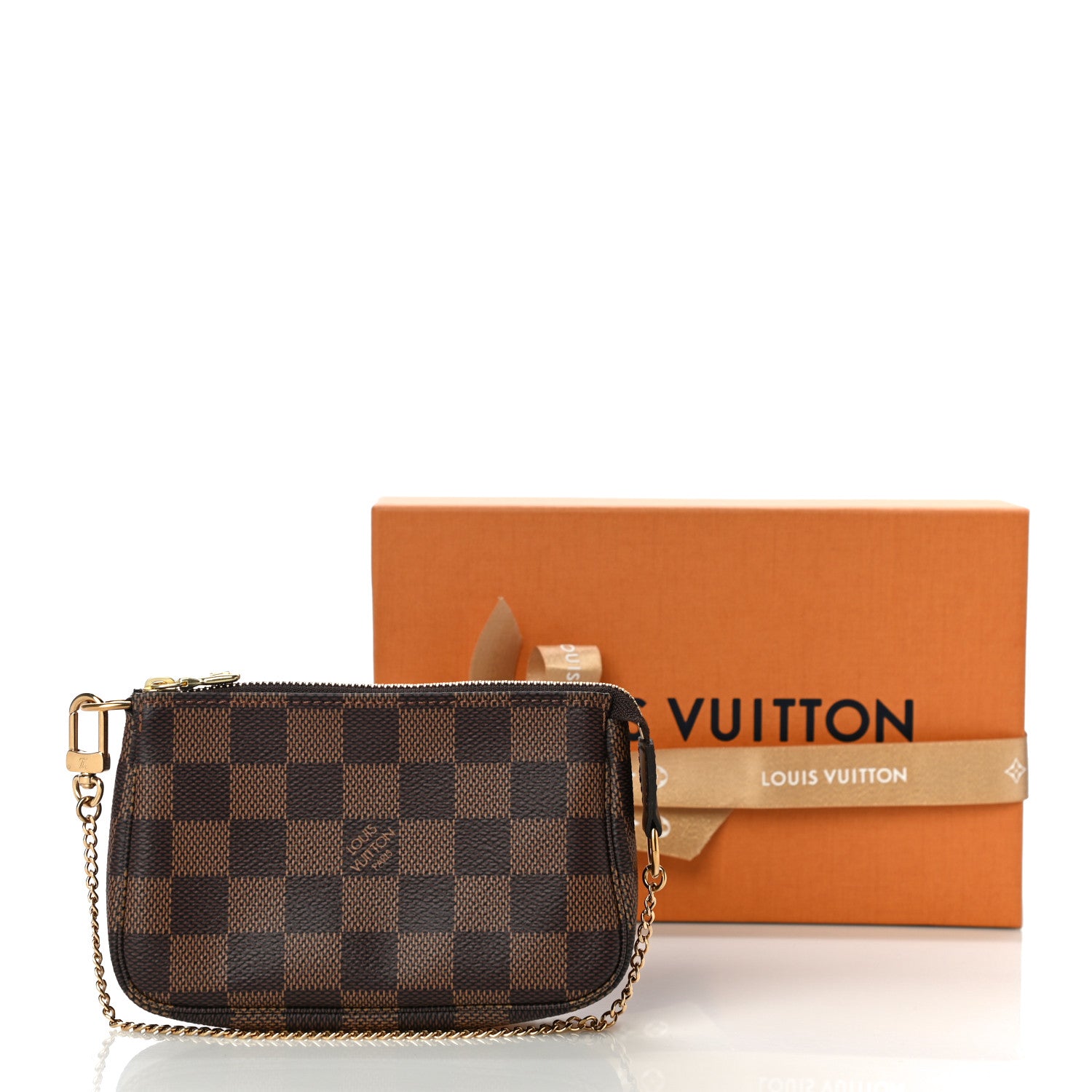 Louis Vuitton Damier Ebene Mini Pochette Accessories 11 of 11