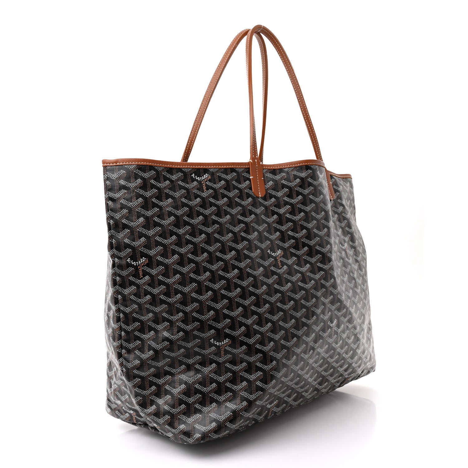 Goyard Goyardine Saint Louis GM Black Gold 4 of 14