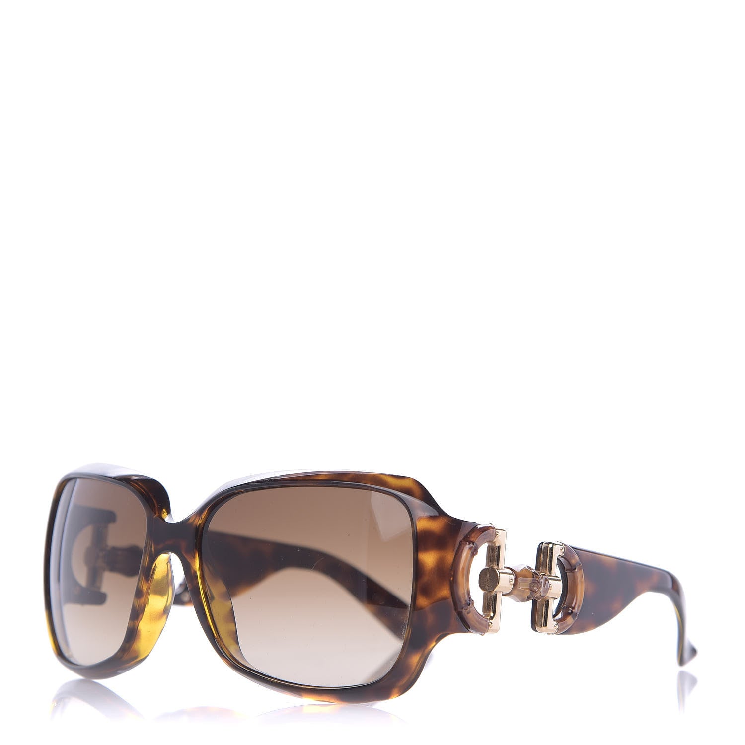 Gucci Bamboo Horsebit Sunglasses Tortoise GG2969/S Brown 1 of 7