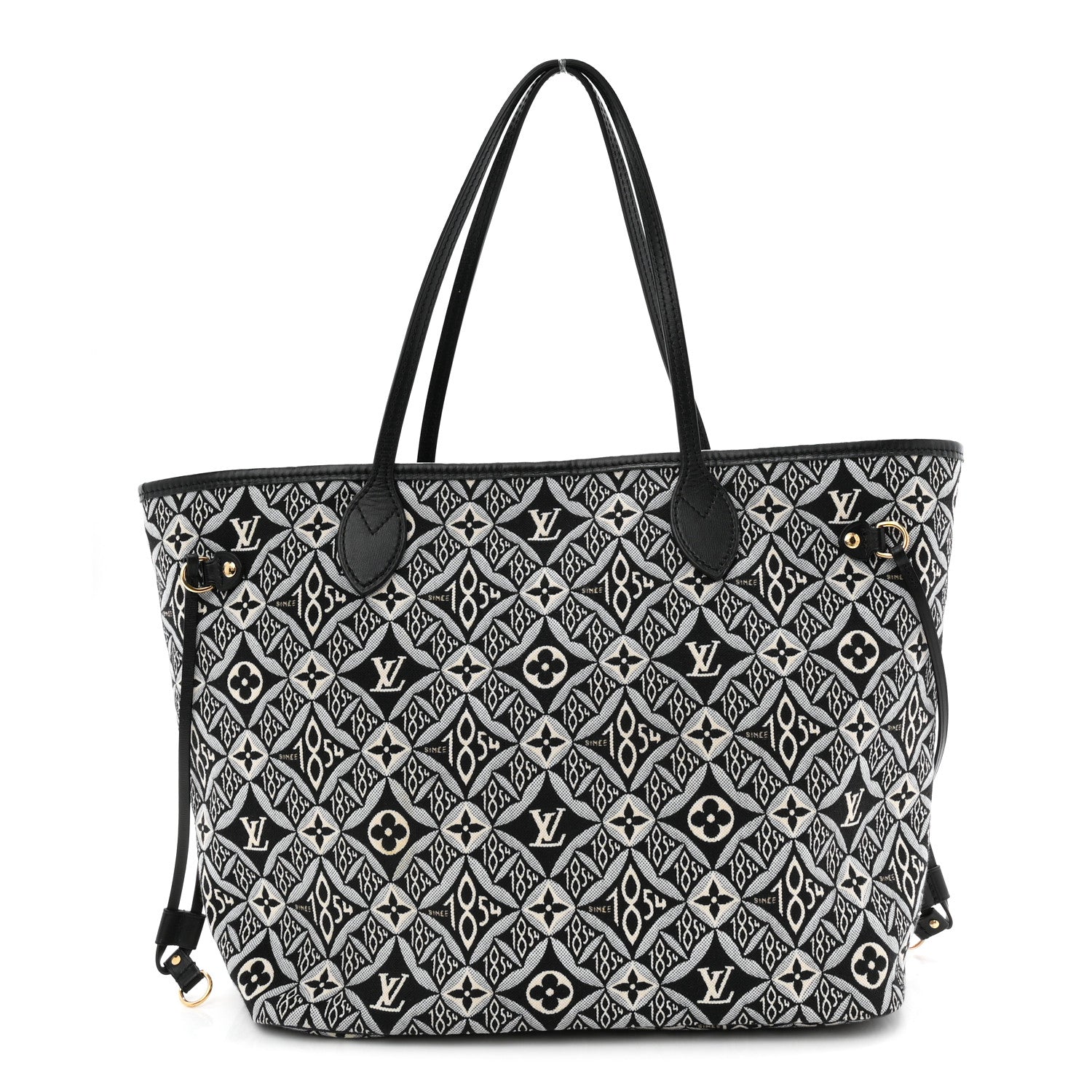 Louis Vuitton Jacquard Since 1854 Neverfull MM Grey 1 of 10
