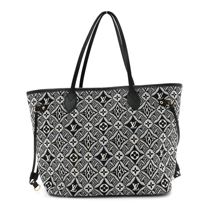 Louis Vuitton Jacquard Since 1854 Neverfull MM Grey 1 of 10