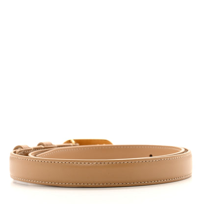 Celine Box Calfskin Small 18mm Maillon Triomphe Belt 70 28 Bronze 2 of 6
