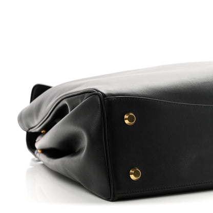 Balenciaga Smooth Calfskin Large Rodeo Top Handle Handbag Black 8 of 9
