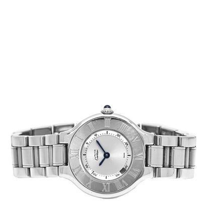 Cartier Stainless Steel 28mm Must De 21 Quartz Watch 2 of 5