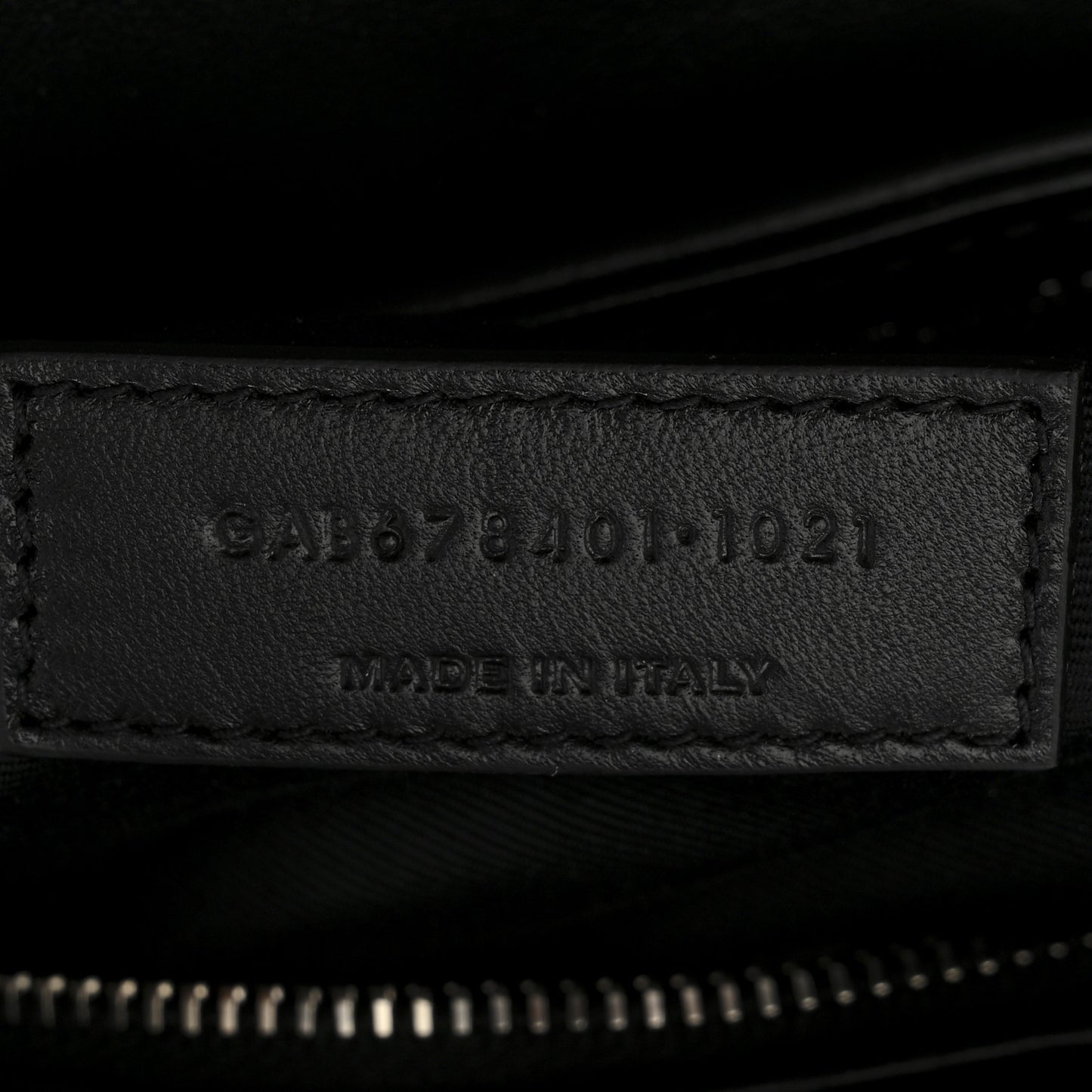 Calfskin Y Quilted Monogram Toy Loulou Crossbody Bag Black