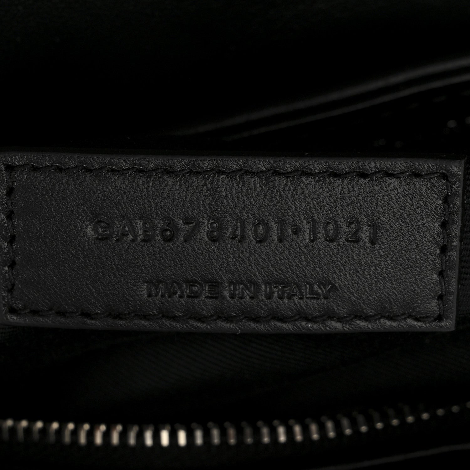 Saint Laurent Calfskin Y Quilted Monogram Toy Loulou Crossbody Bag Black 8 of 11