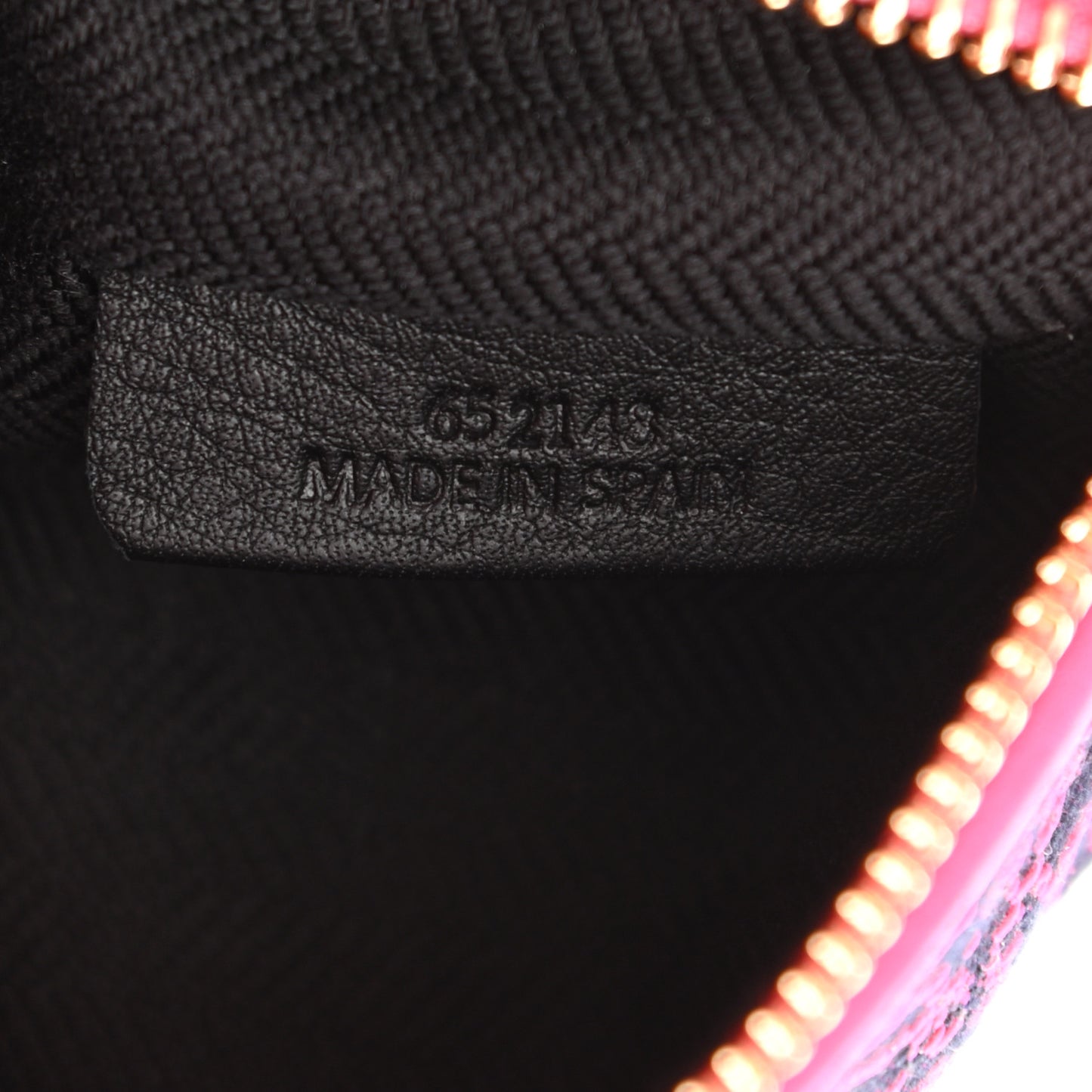 Jacquard Anagram Calfskin Small Cubi Bag Pink