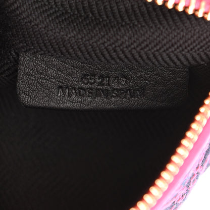 Loewe Jacquard Anagram Calfskin Small Cubi Bag Pink 7 of 10
