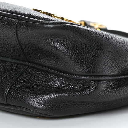 Chanel Caviar CC Shoulder Bag Black 9 of 9