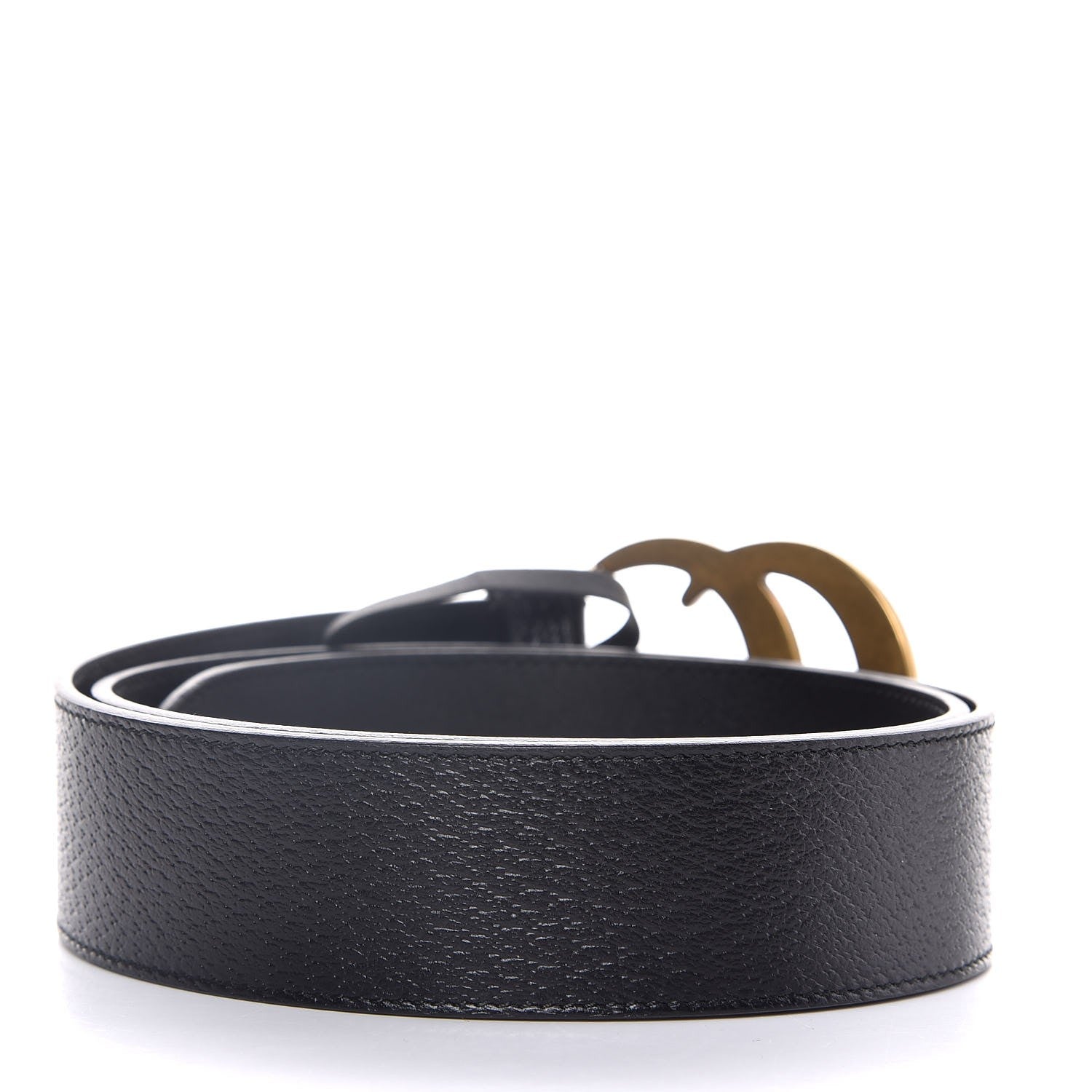 Gucci Textured Calfskin Double G 40mm Belt 85 34 Black 3 of 6