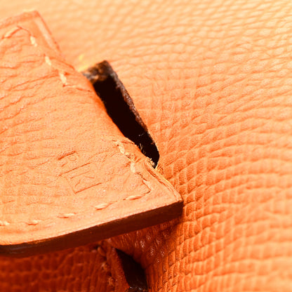 Hermes Epsom Evelyne II PM Orange 7 of 11