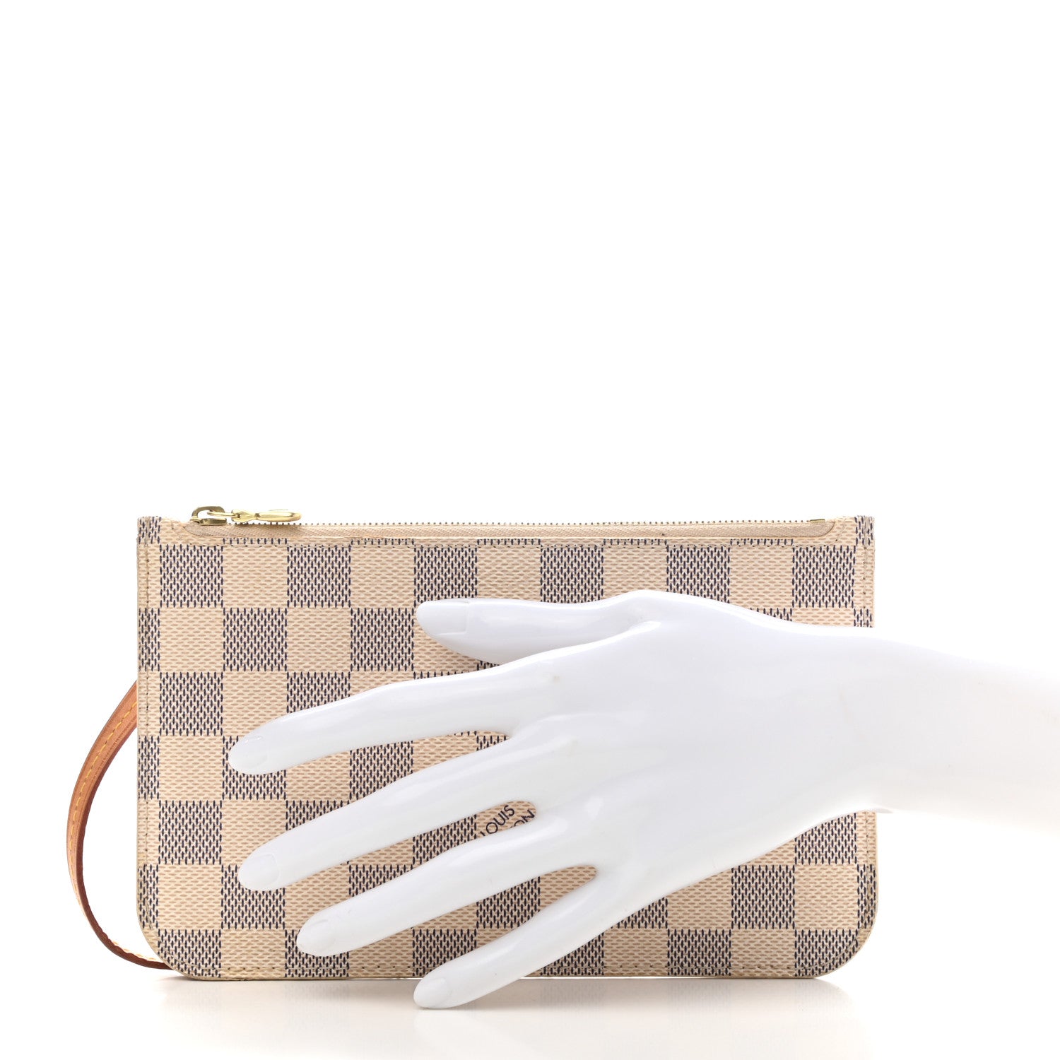 Louis Vuitton Damier Azur Neverfull PM Pochette 2 of 9