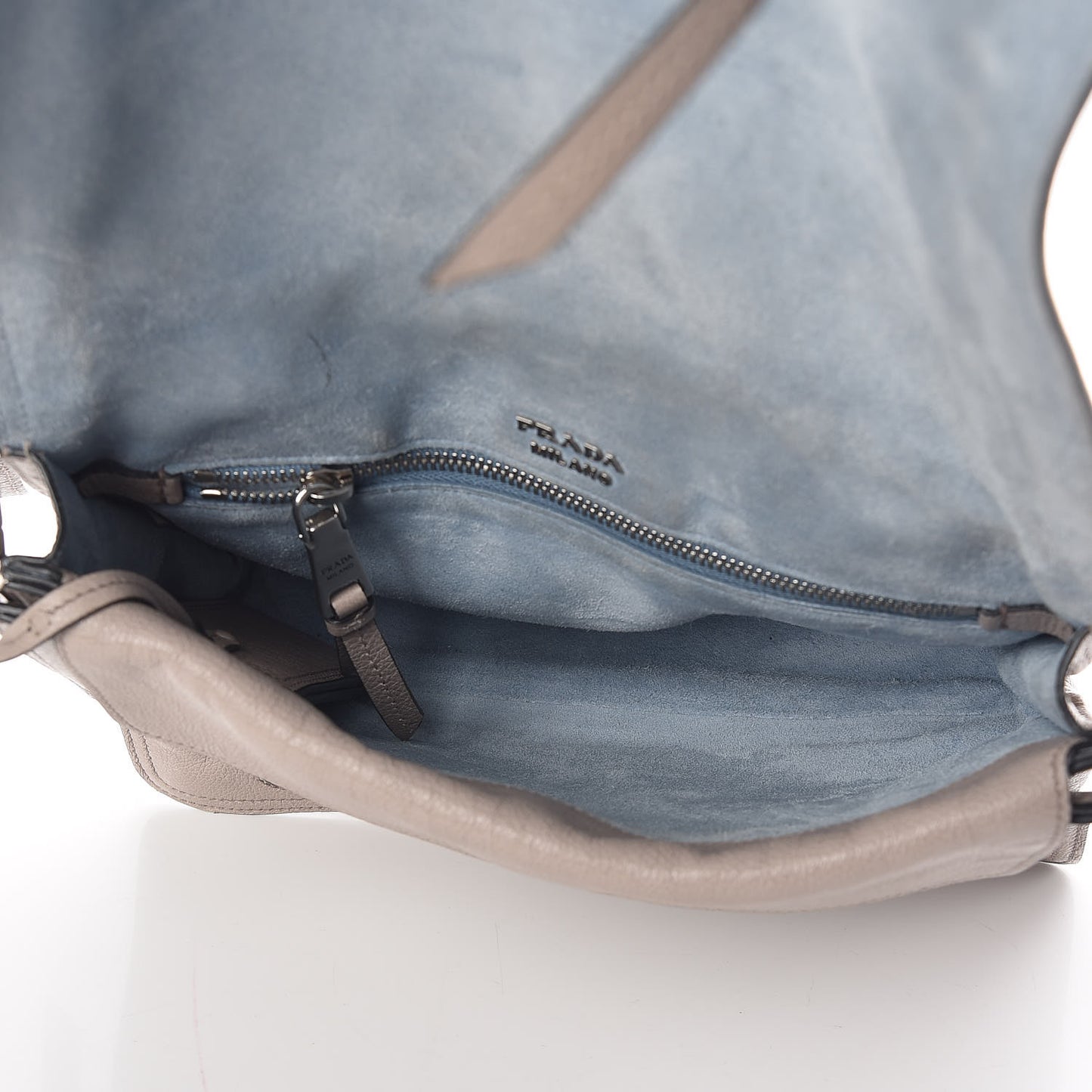 Glace Calf Etiquette Flap Pomice Astrale
