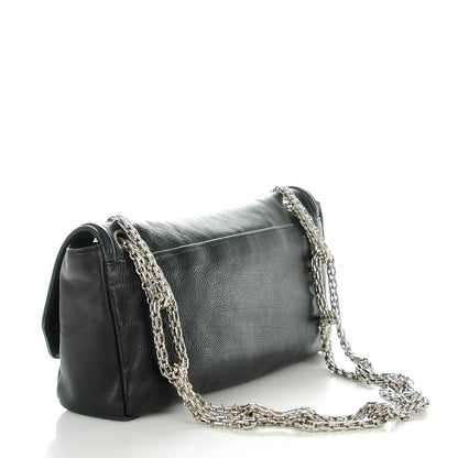Chanel Calfskin Mademoiselle Lock Flap Bag Black 3 of 6