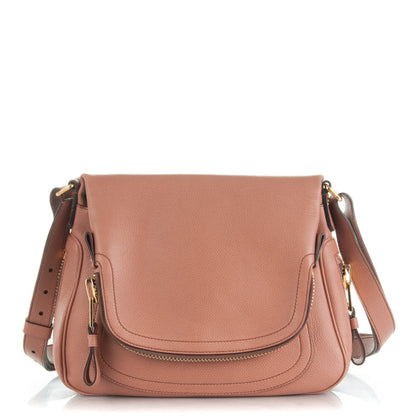 Tom Ford Pebbled Calfskin Medium Jennifer Crossbody Desert Rose 1 of 7