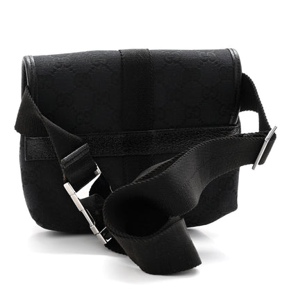 Gucci GG Monogram Web Buckle Belt Bag Black 3 of 9