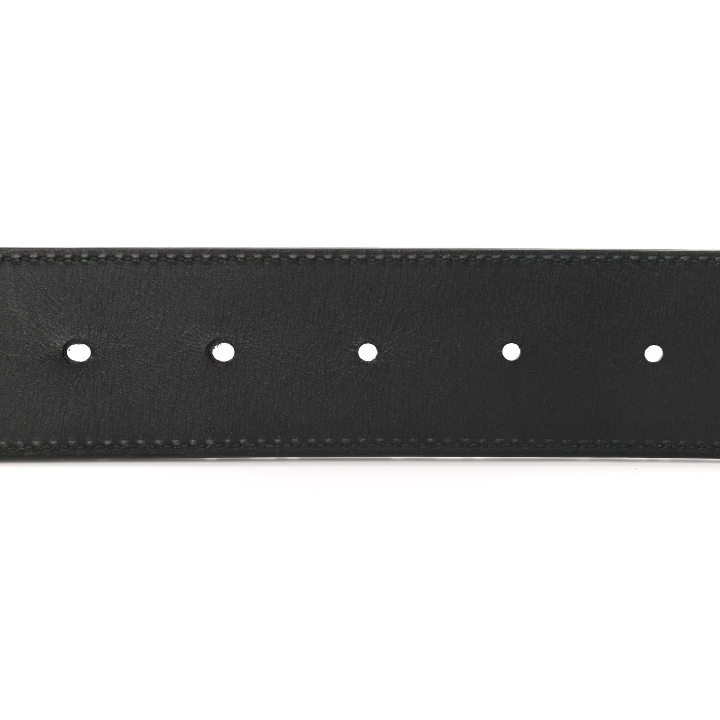 Guccissima Signature Interlocking G Reversible 37mm Belt 85 34 Black Cocoa