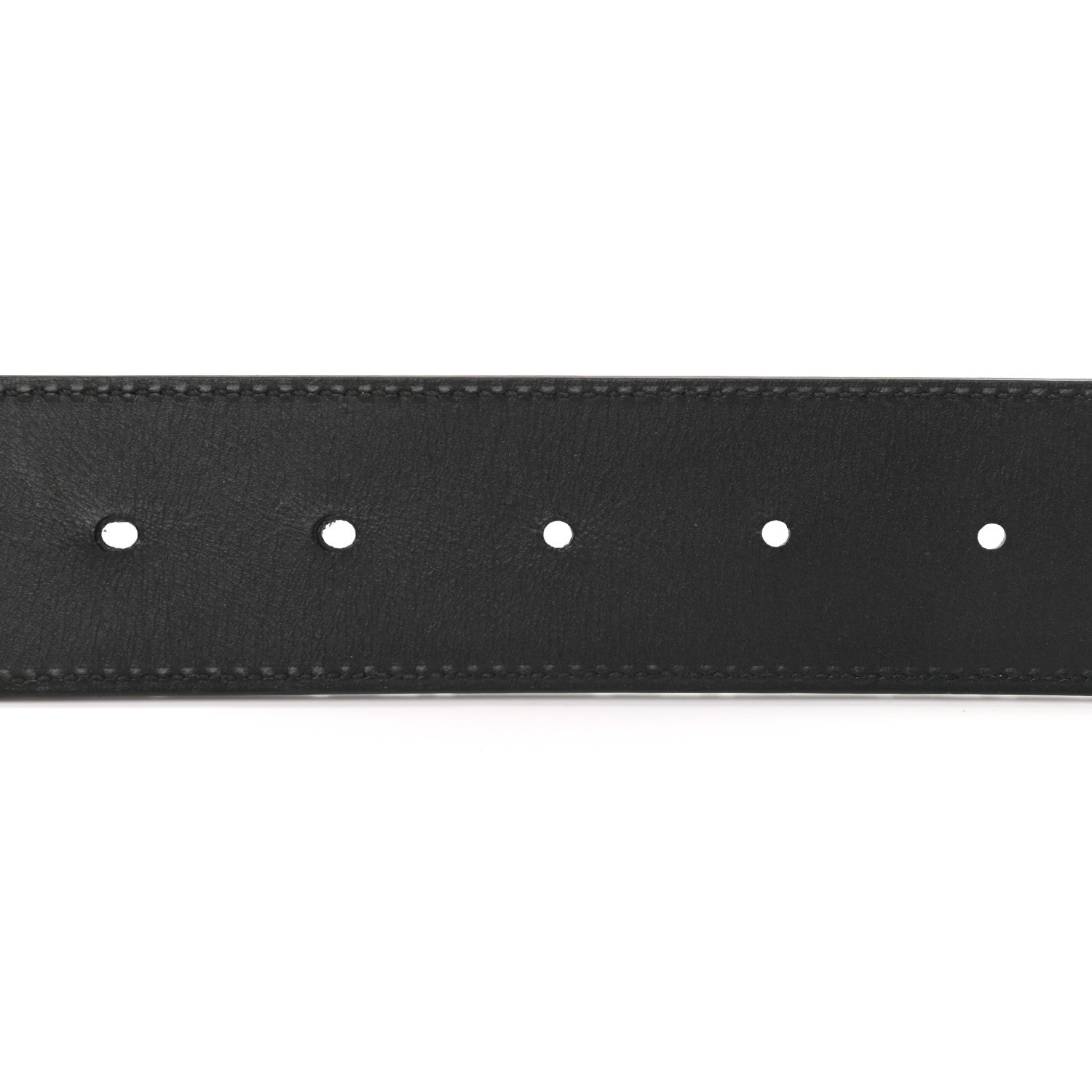 Gucci Guccissima Signature Interlocking G Reversible 37mm Belt 85 34 Black Cocoa 4 of 6