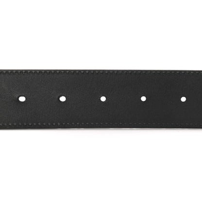 Gucci Guccissima Signature Interlocking G Reversible 37mm Belt 85 34 Black Cocoa 4 of 6