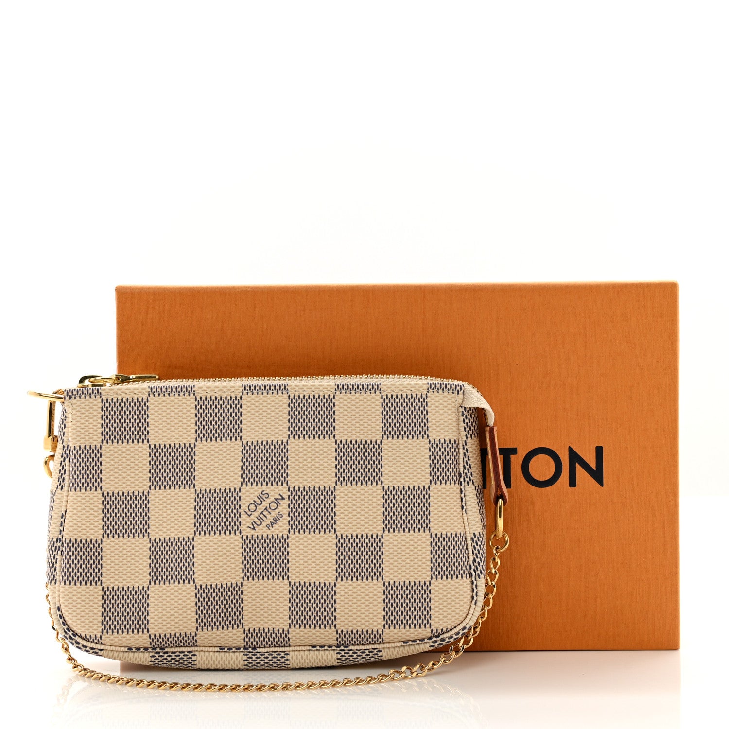 Louis Vuitton Damier Azur Mini Pochette Accessories 3 of 8