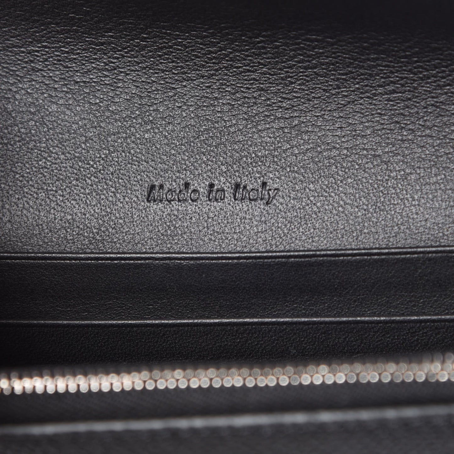 Grained Calfskin Small Trotteur Multifunction Flap Wallet Black