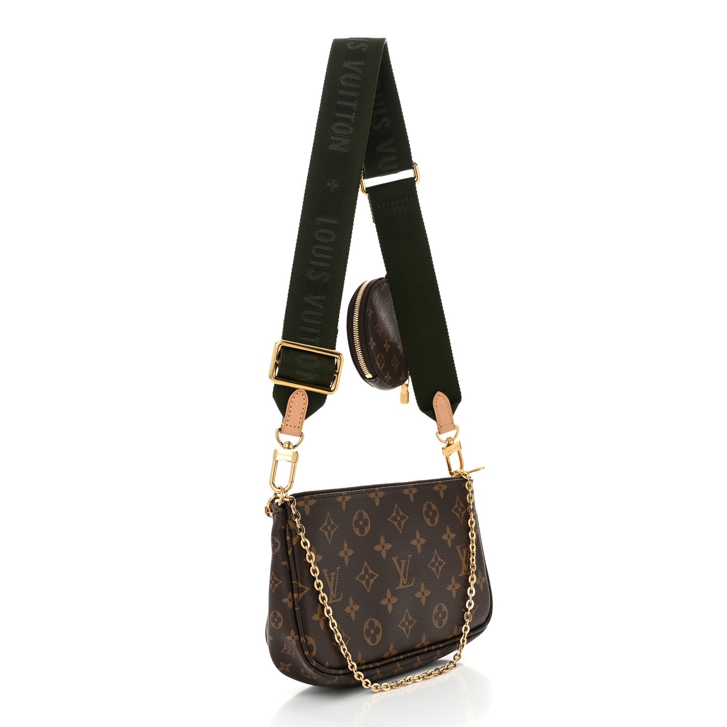 Louis Vuitton Monogram Multi Pochette Accessories Kaki 3 of 11