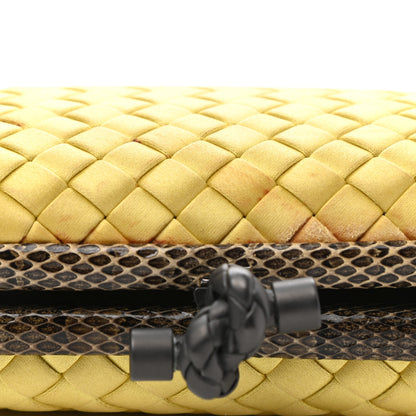 Bottega Veneta Satin Intreccio Impero Ayers Knot Clutch Duchesse 8 of 8