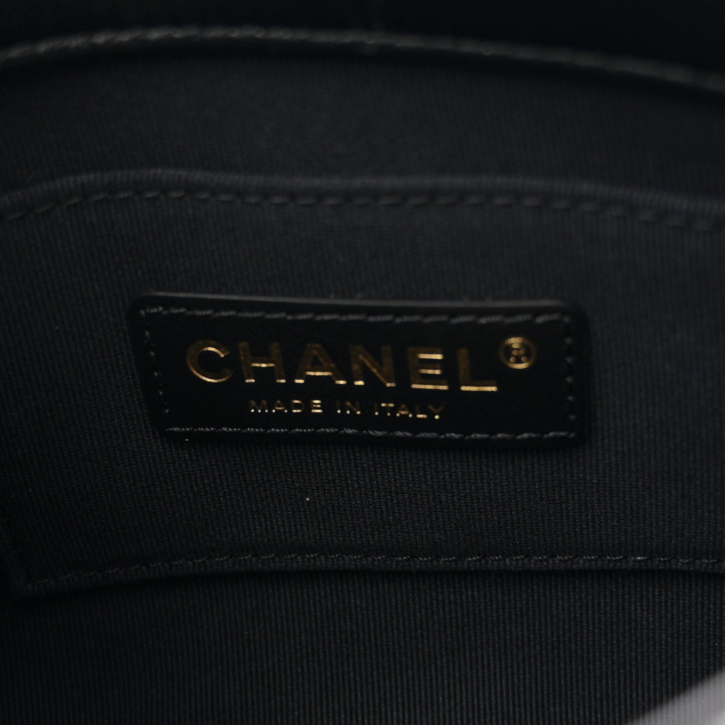 Lambskin Quilted Mini Lacquered Chain Flap Black