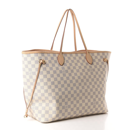 Louis Vuitton Damier Azur Neo Neverfull GM Rose Ballerine 3 of 14