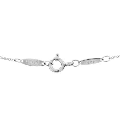 Tiffany Sterling Silver Pink Sapphire Elsa Peretti Color By The Yard 5 Station Necklace 3 of 3