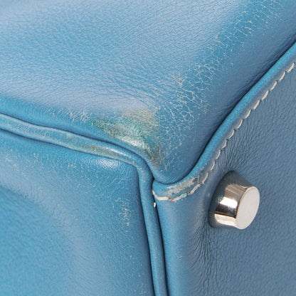Hermes Swift Kelly Retourne 32 Blue Jean 26 of 39