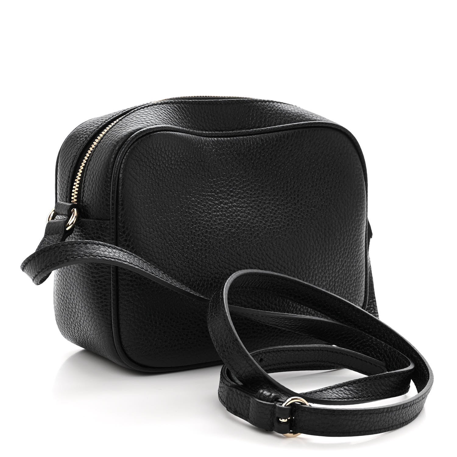 Gucci Pebbled Calfskin Small Soho Disco Bag Black 3 of 10