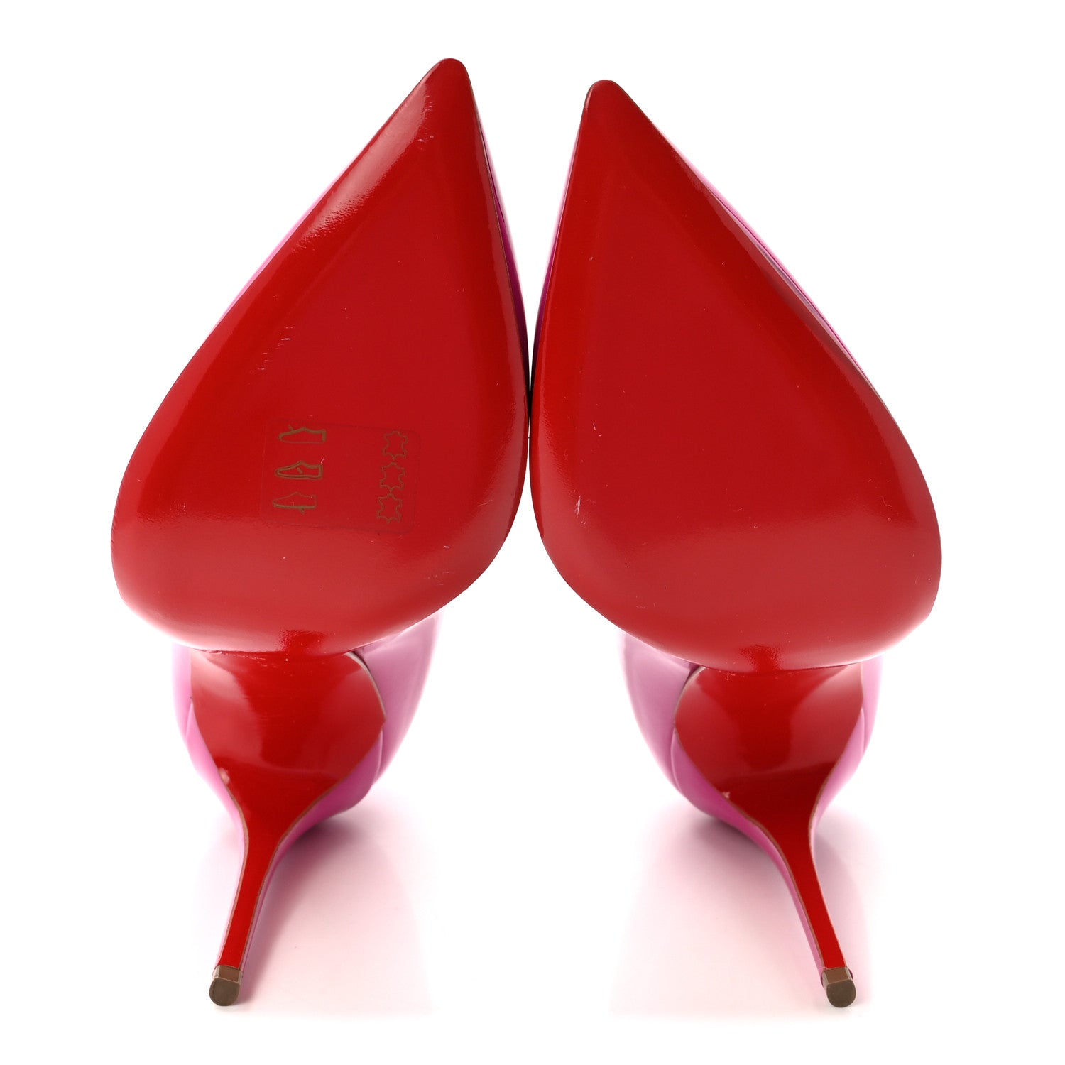 Christian Louboutin Patent Pigalle Follies 100 Pumps 37 Indian Rose 6 of 9