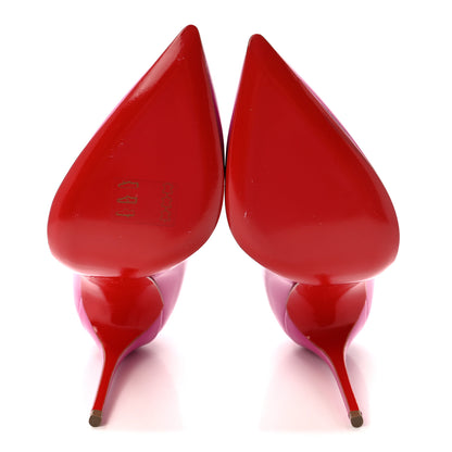 Christian Louboutin Patent Pigalle Follies 100 Pumps 37 Indian Rose 6 of 9