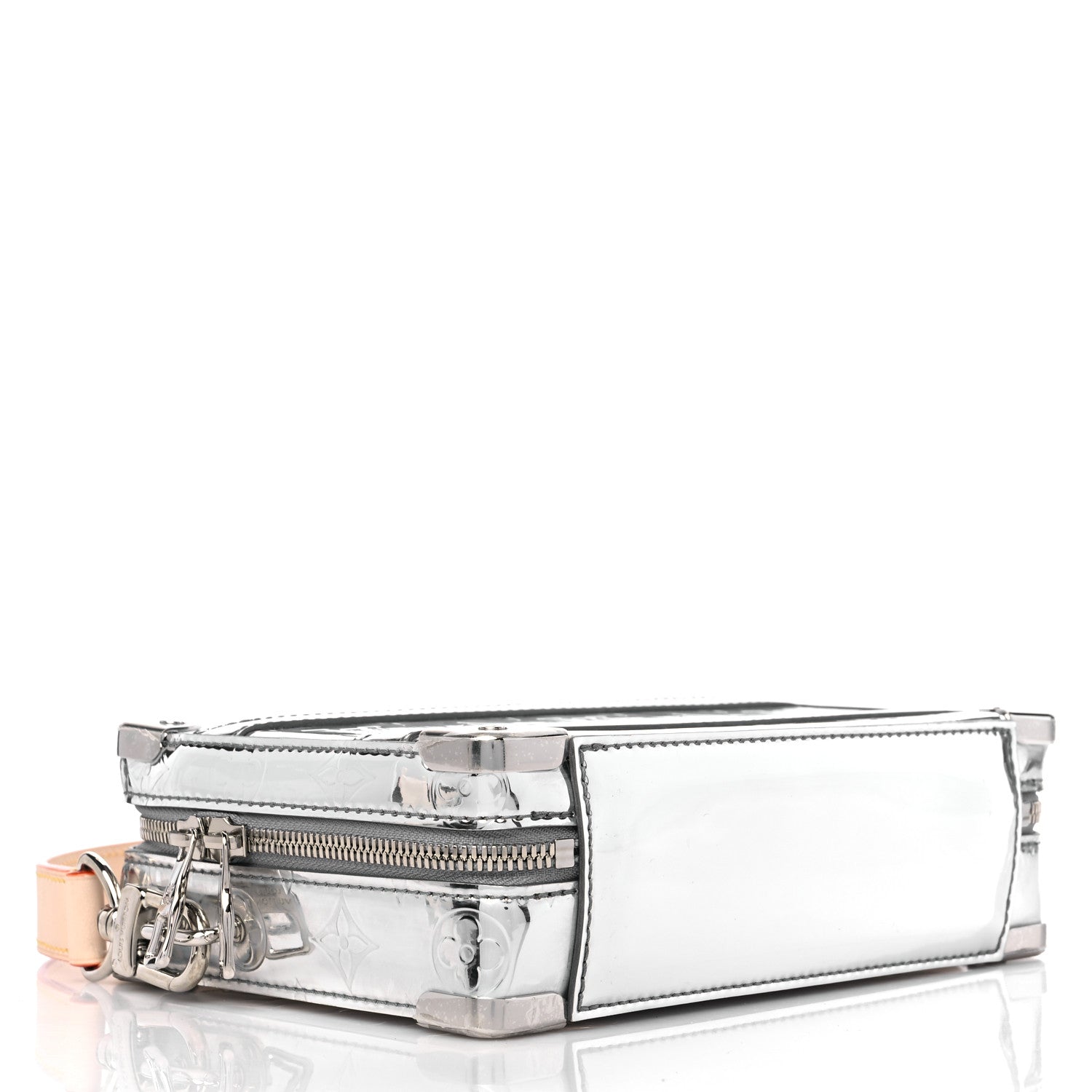 Louis Vuitton Monogram Mirror Handle Trunk Silver 4 of 10