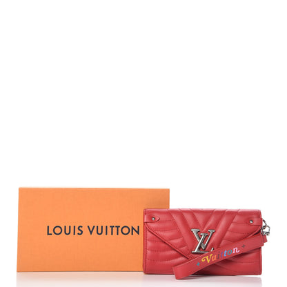 Louis Vuitton Calfskin New Wave Long Wallet Rouge 11 of 11