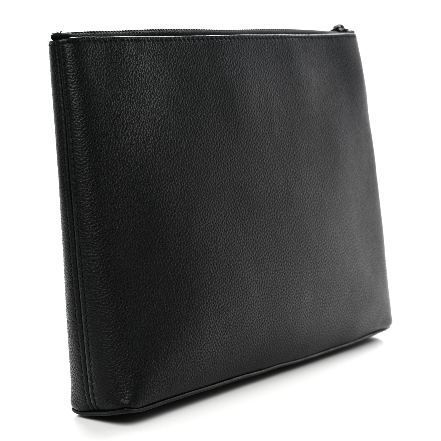 Louis Vuitton Grained Calfskin Aerogram Takeoff Pouch Black 3 of 8