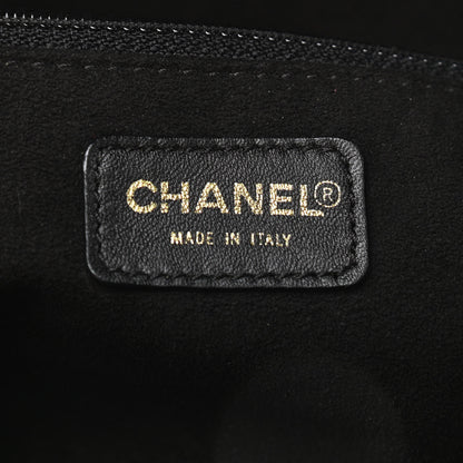 Chanel Jersey Square Quilted Bowler Black 5 of 13