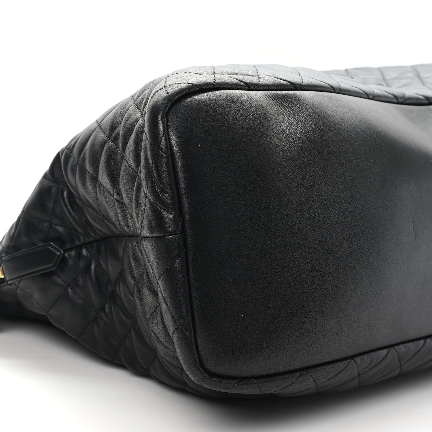 Saint Laurent Calfskin Quilted ES Giant Travel Bag Black 8 of 10