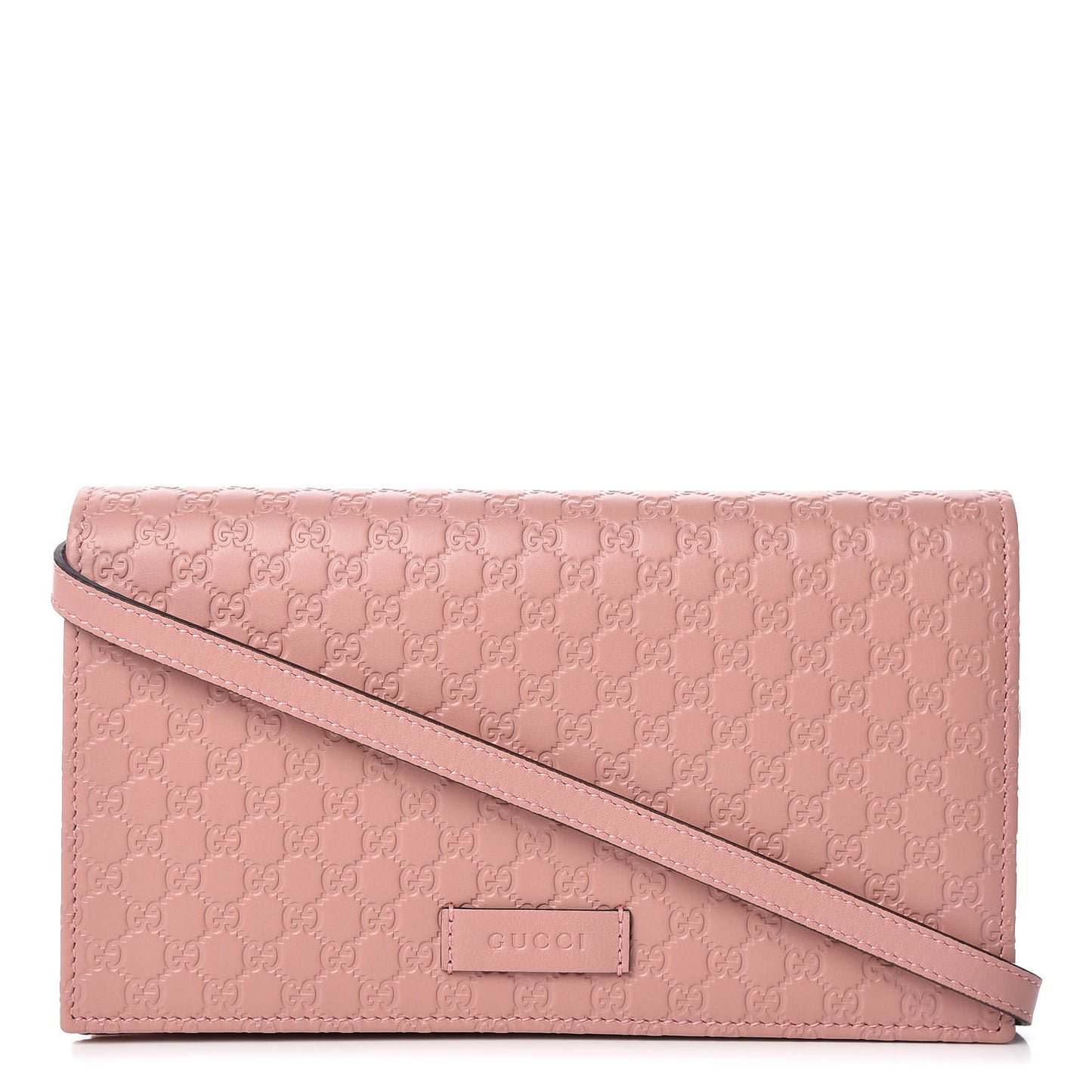 Microguccissima Crossbody Wallet Soft Pink